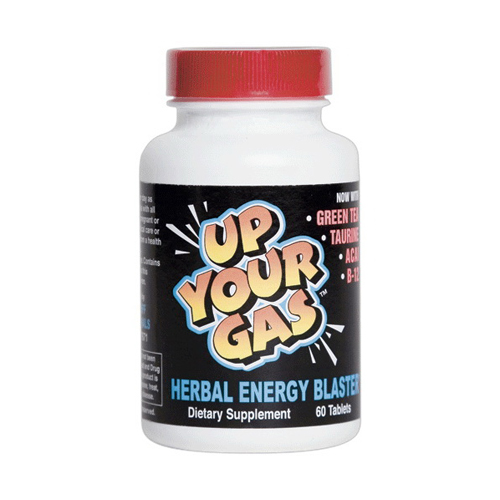 Hot Stuff Nutritionals Up Your Gas Herbal Energy Blaster Tablets 60 Ea
