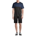 thumbnail image 2 of Russell Men's and Big Men's Active Colorblocked T-Shirt, up to Size 5XL, 2 of 6
