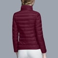thumbnail image 6 of Women Lightweight Packable Puffer Jacket Stand CollorCasual Feather Down Coat Water Resistant Winter, 6 of 6