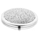 thumbnail image 3 of EeaseMX espejo plegable creativo de doble cara, espejo cosmético portátil con diamantes de imitación para niñas y mujeres, color blanco., 3 of 7