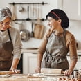 thumbnail image 2 of 3 Pieces Chef's Hat Black Chef's Hat Adjustable Beanie Cap Kitchen Service And Other Work Women's Kitchen Jacket Chef's Hat, 2 of 5
