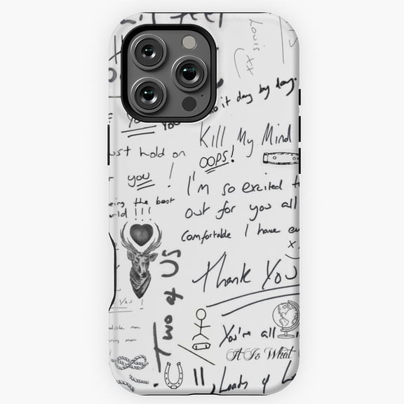 Louis Tomlinson Handwriting One D Phone Case for iPhone 16 15 14 13 12 11 Pro Max