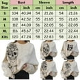 thumbnail image 3 of Women's Halloween Sweatshirts Skull Graphic Long Sleeve Loose Fit Pullover Gothic Fall Casual Tops, 3 of 4