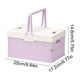 thumbnail image 3 of Caja de Almacenamiento Plegable de Plástico Qazbgdl para Camping, Maletero, Picnic y Organización Del Hogar | Contenedor Plegable Portátil para Juguetes, Ropa y Suministros | 25 X 17 X 14 Cm | Paquet, 3 of 6