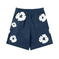 thumbnail image 3 of Pantalones cortos estampados informales para mujeres y hombres, tendencia de moda urbana con bolsillos, pantalones casuales, 3 of 3