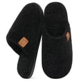 thumbnail image 7 of Litfun Women's Fuzzy Slippers Winter Comfy Indoor House Slippers Soft Memory Foam Shoes, Black, 7 of 7