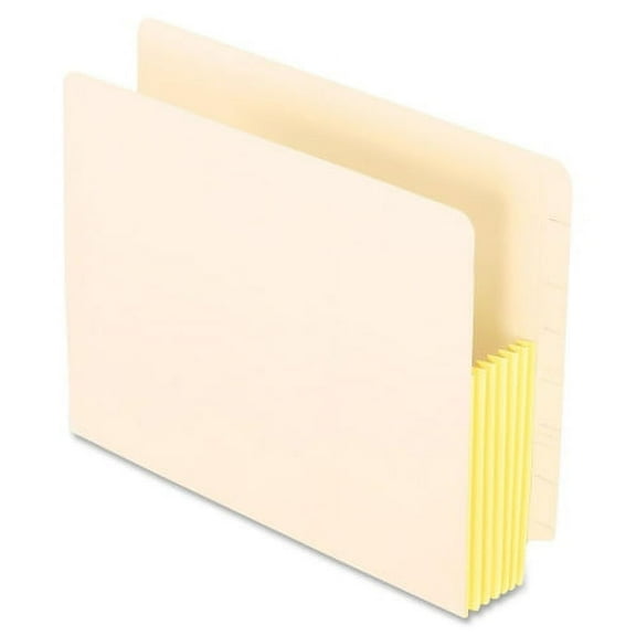 Pendaflex Manila Convertible End Tab File Pockets Letter - 8 1/2" x 11" Sheet Size - 5 1/4" Expansion - Manila - Manila - Recycled - 10 / Box