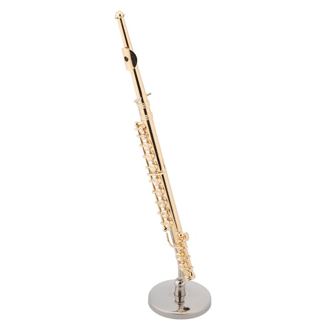 Modelo de instrumento, réplica de flauta en miniatura con modelo musical de flauta en miniatura de respuesta rápida