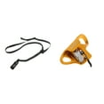 thumbnail image 1 of koolsoo 2pcs Rock Climbing Chest Ascender Riser and Adjustable Shoulder Strap Golden, 1 of 9