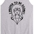 thumbnail image 2 of Daria - I Prefer To Be Alone - Men's Jersey Tank Top, 2 of 4
