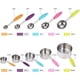 thumbnail image 1 of Cucharas Medidoras De Acero Inoxidable, Juego De 10 Cucharas Medidoras De Cocina, Tazas Medidoras Con Asas, Cuchara Medidora Para Medir Ingredientes Secos Y Líquidos. Afortunado Sencillez, 1 of 3