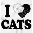 thumbnail image 2 of I Love Cats Cute 2 Kitties Yin Yang Women's Long Sleeve T Shirt Brisco Brands X, 2 of 6