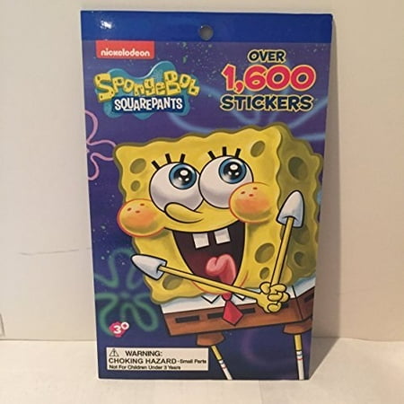 - creative kids far east inc. nickelodeon spongebob squarepants 1,600 stickers book