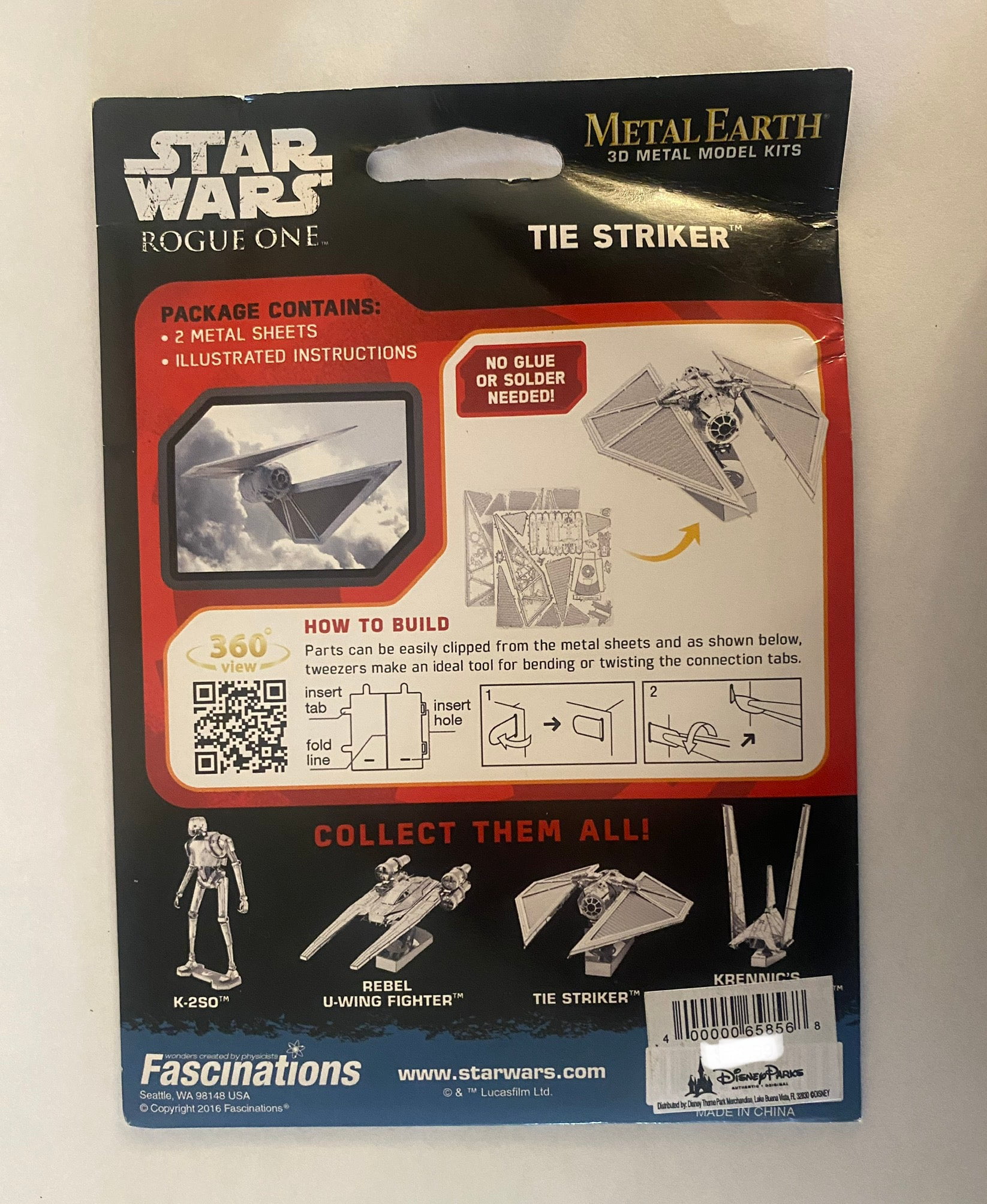 Fascinations Metal Earth 3D Metal Model Kit - Star Wars Rogue One K