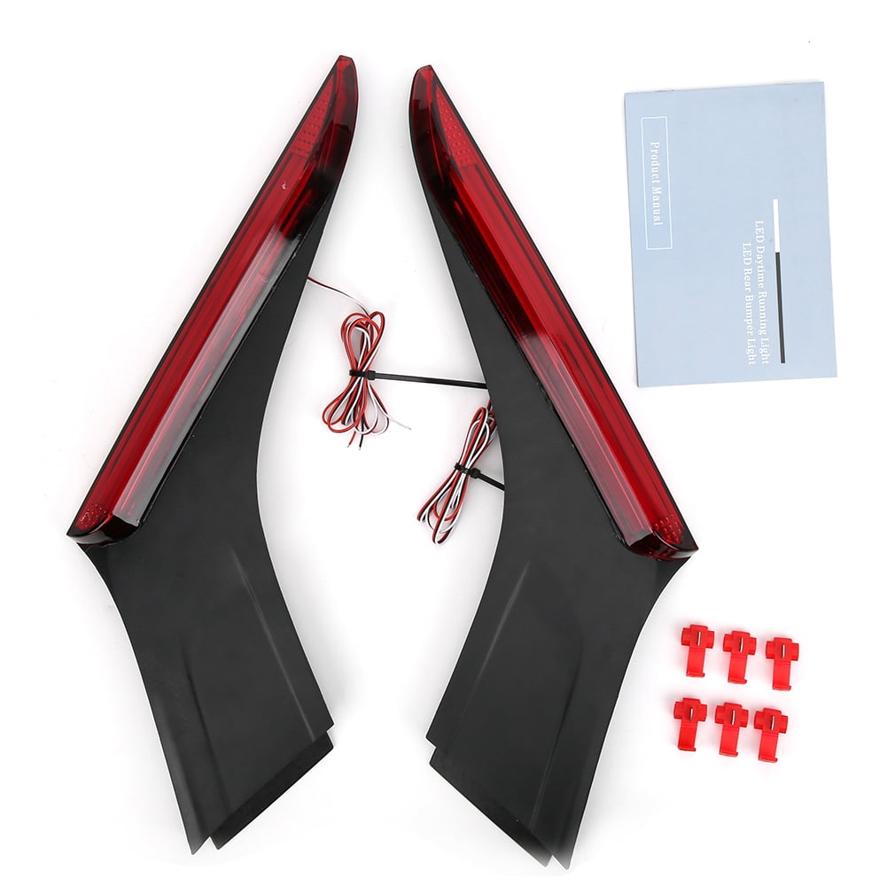 Rear Pillar Lamp Car Led Tail Light Rear Warning Lamp Car Light Parts Pair Of Car LED Rear