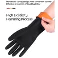 thumbnail image 4 of Black Rubber Acid Alkali Resistant Industry Labor Protective Glove, 4 of 10