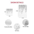 thumbnail image 7 of Eucalyptus Leaves Kitchen Dish Towels for Drying Dishes Set of 4, Grey Summer Botanical Weeping Waffle Weave Microfiber Hand Tea Bathroom Towels Quick Dry & Absorbent Towel 15.7x23.6, 7 of 7