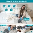 thumbnail image 3 of Bolsas de almacenamiento Cozy Essential que ahorran espacio con bomba eléctrica, 3 of 7