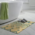 thumbnail image 2 of Yuma Indoor/Outdoor Yellow Bohemian Ikat 1'8" x 2'6" Non-Skid Accent Rug, 2 of 8