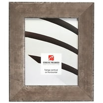 Craig Frames Patina 225, 14x22 inch Picture Frame, Silver and Black