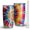 Colorful Rainbow Tie, variant on 20oz Tumblers Blue Tie Dye Spiral Pattern Stainless Steel Vacuum Insulated Double Wall Travel Tumbler Cups Mug with Lid and Straw,Cleaning Brush for Cold & Hot Drinks