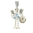 thumbnail image 1 of Hangs Metal Angel Decorative Pendant – the Connection with This Heartfelt Ornament and For Loved Ones Ideal Car Rear View Accessory, 1 of 3