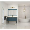 thumbnail image 3 of Vertex Collection Four-Light Brushed Gold Etched White Glass Contemporary Bath Light, 3 of 15