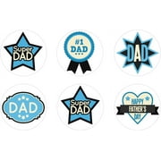 Super Dad Father's Day Edible Cupcake Toppers Decoration