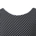 thumbnail image 3 of Richie House Girls White Black Pintuck Dotted Bow Polished Dress 11/12, 3 of 7