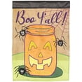 thumbnail image 3 of Magnolia Gardens M011679 13 x 18 in. Jack O Lantern Jar Burlap Garden Flag, 3 of 3