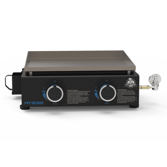 Pit Boss 2-Burner Tabletop Propane Gas Griddle with Cover