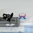 thumbnail image 2 of Reloj de pared acrílico con forma de cisne, adorno colgante decorativo, fácil de leer, centro de mesa, dormitorio, oficina, armario, estantería., 2 of 8