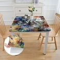 thumbnail image 2 of Acheng Emotion and Movement Square Fitted Table Cloths 100% Polyester Fiber 36*36, 2 of 8