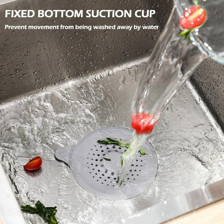 Silicone Hair Filter Sink Strainer - Anti-blocking, Bathtub Shower