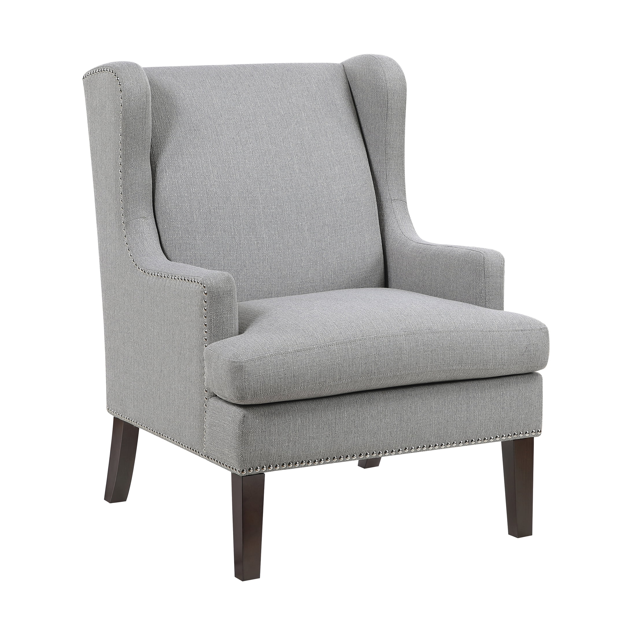 OakvillePark Briarhollow Textured Fabric Accent Chair, Gray