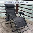 thumbnail image 4 of Juego de 2 portavasos para silla, bandeja duradera para silla Zero Gravity, silla reclinable de playa Zero Gravity con ranura para teléfono móvil, 4 of 5