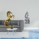 thumbnail image 2 of Estatua del caballo,Estatua de caballo de pie hecha a mano de resina de cafetería,Estatua de Guan Yin,Estatua de Guan Yin para decoración del hogar.,Escultura de Kuanyin,figurita,decoración, 2 of 8