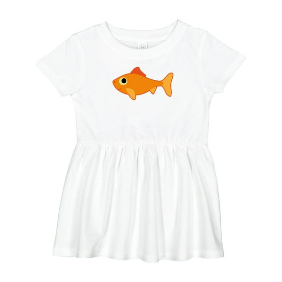Inktastic Pet Goldfish Girls Baby Dress