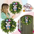 thumbnail image 1 of Easter Wreath Simulation Garland Door Decoration Rabbit Eggs Garland Decoration Pendant Garland Wreath, 1 of 3