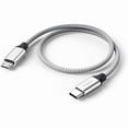 thumbnail image 1 of LujingZ USB C to Micro USB Cable 1ft, 16W Charging & 480Mbps Data Transfer USBC Type C to MicroUSB Cord Braided Male to Male USB-C 2.0 30.5cm for Old Android Phone Kindle PS4 Xbox One and More, 1 of 1