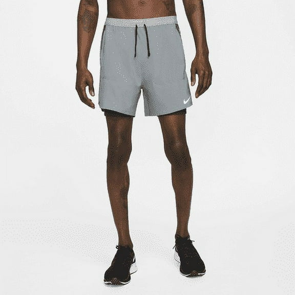 Nike Stride Men's Dri-FIT 5 Color: Smoke Grey/Dark Smoke Grey/Black Size: L Tall