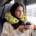 thumbnail image 6 of Disketp Honeybee Travel Pillow Memory Foam Neck Pillow Support Pillow for Camping, Sleeping Rest Cushion Airplane Pillow, 6 of 8