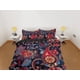 thumbnail image 2 of Colorido paisley rojo azul oscuro juego de funda nórdica, ropa de cama decoración de la habitación estética, 2 of 4