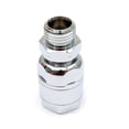 thumbnail image 2 of Soidarity Adaptador de manguera de 360 ​​grados bajo alto segundo tornillo rosca ajustable plateado conector regulador de esnórquel buceo Deportes acuáticos SA-12, 2 of 6