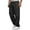 Z57-Black, variant on Travel Pants for Men Quick Dry Classic Stretch Cropped Pants Breathable Nylon Baggy Pants Multi-Pocket