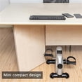 thumbnail image 4 of Mini Exercise Bike for Arms & Legs, 5-Function Monitor, Adjustable Resistance, Silver Compact Pedal Trainer for Home Fitness, 4 of 10