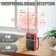 thumbnail image 5 of Radio de bolsillo PRUNUS J-555 AM FM USB-C con carga y linterna, 5 of 6