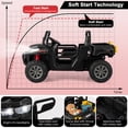 thumbnail image 6 of Gymax 12V 2 Seater Ride On UTV Dump Truck Remote w/ Electric Dump Bed & Shovel Black, 6 of 10