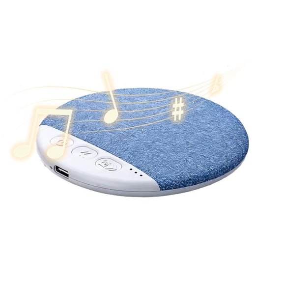 1Pcs Bluetooth Pillow Speaker for Sleeping, Wireless Under Pillow Sound Machine with Stereo Bass, 30/60/90 Min Timer, White Noise, Gift for Insomnia, Bedside Sleeper Aid Mother’s Day Birthday Gift