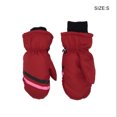 thumbnail image 4 of Toystoory 3 pares de manoplas para niños, impermeables, Unisex, cálidos para invierno, portátiles, cómodos, patrón geométrico, estampado, diseño Suministros térmicos rojo S Toystoory HA059220-01B, 4 of 6
